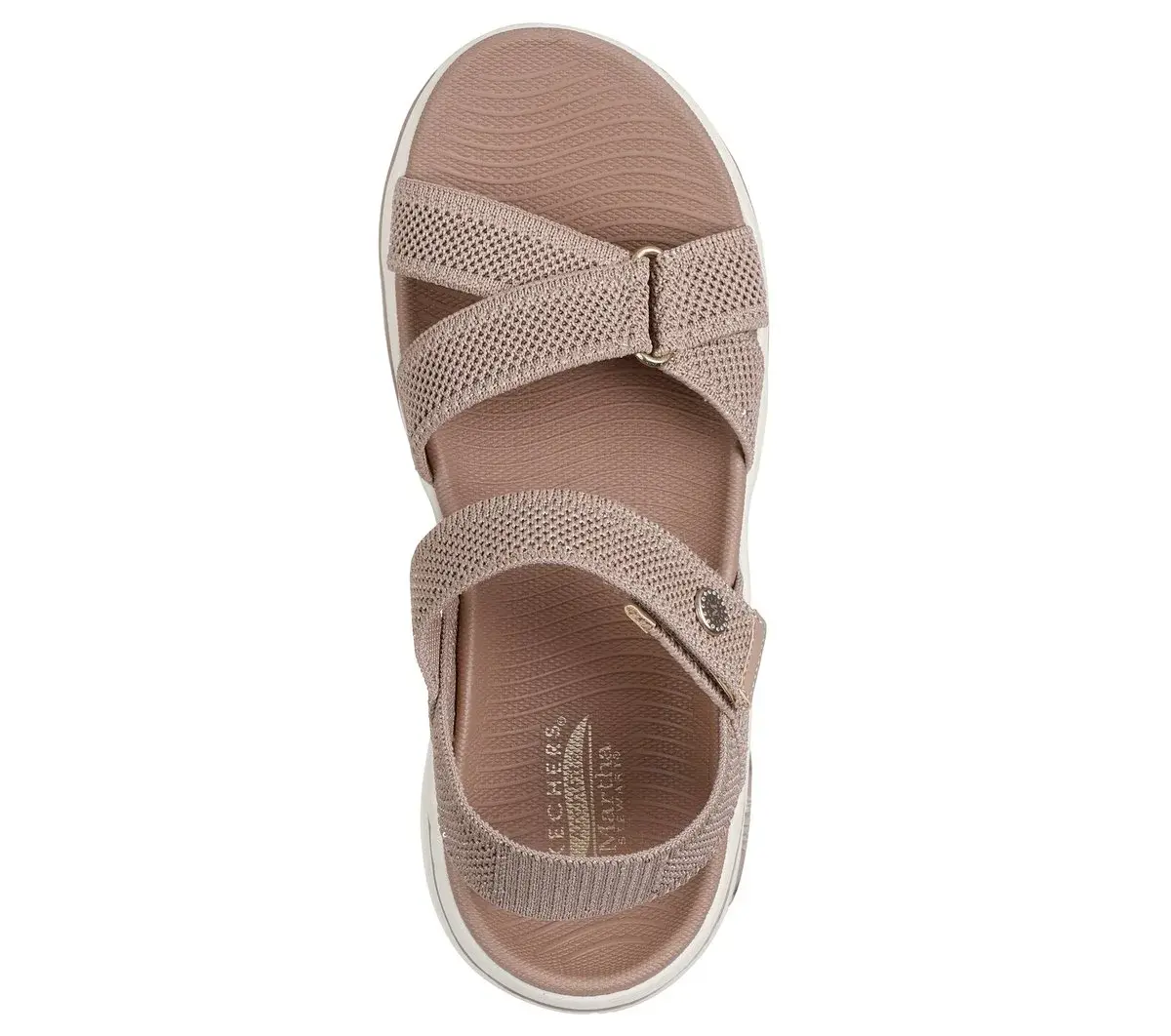Martha Stewart: GO WALK Arch Fit 2.0 Sandal – Sparkling