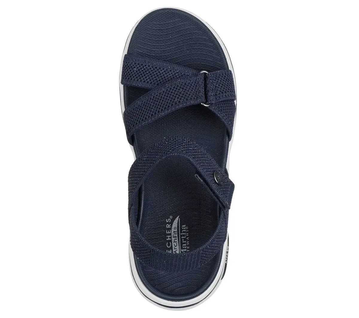 Martha Stewart: GO WALK Arch Fit 2.0 Sandal – Sparkling Martha Stewart: GO WALK Arch Fit 2.0 Sandal – Sparkling