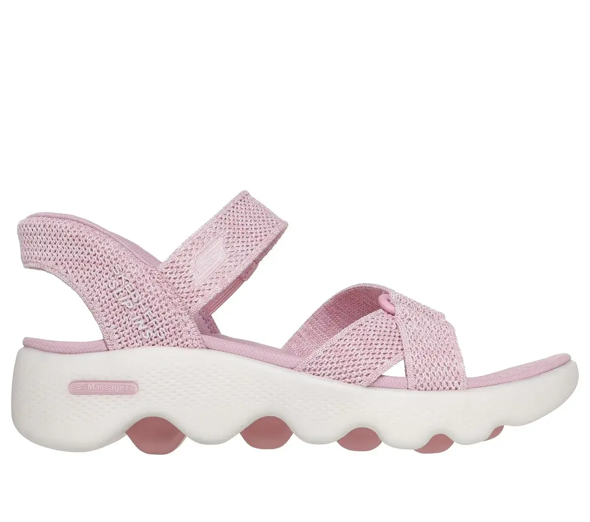 Skechers Slip-ins: GO WALK Massage Fit Sandal – Heather